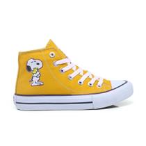 Tenis Snoopy Feminino All Cano Alto Authentic Qualidade 730Bo