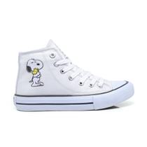 Tenis Snoopy Feminino All Cano Alto Authentic Qualidade 730Bo