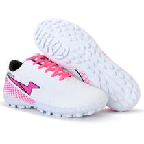 Tênis Society Cronos Futebol Grama Sintética Masculino Feminino Sola Costurada