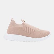 Tênis Softli Feminino Slip On Malha Knit Básico Casual