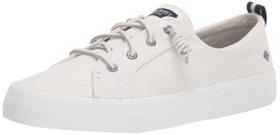 Tênis Sperry Crest Vibe Linen para mulheres, branco, tamanho 5