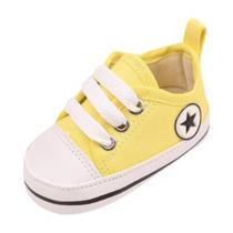 Tenis Star Menina e Menino Conforto e Estiloso Amarelo