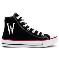 Tênis Star Wandinha Addams Novidade Feminino E Masculino Novidade Tênis Star Wandinha Addams Novidade Feminino E Masculino Novidade