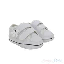 Tênis Starzinho com tiras autocolantes Branco - Linha Baby/Bebê