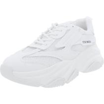 Tênis Steve Madden feminino Possession, branco, 8,5 Tênis Steve Madden feminino Possession, branco, 8,5