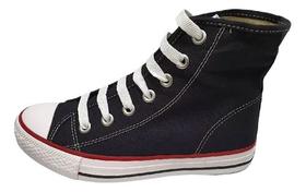 Tênis Street Star Canvas Hi Cano Alto STO 144 Preto