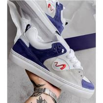 tenis tesla fusion masculino feminino unissex casual, esportivo e skatista ,streetwear suede moderno