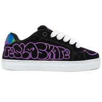 Tênis Tesla Hertz Art Unissex Black White Purple Cor:PretoTamanho:40
