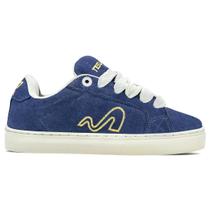 Tênis Tesla Hertz Unissex Camurça Navy Gold Azul Tênis Tesla Hertz Unissex Camurça Navy Gold Azul