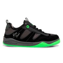 Tênis Tesla Shine Black Neon Green Libra Pro Atleta Djorge
