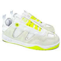 Tênis Tesla Shine White Neon Tênis Tesla Shine White Neon