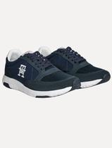 Tênis Tommy Hilfiger Masculino Runner 1C2 Monogram Azul Marinho