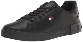 Tênis Tommy Hilfiger Rezz para homens preto/preto tamanho 11,5