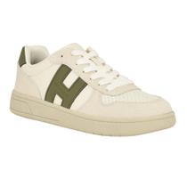 Tênis Tommy Hilfiger Veniz feminino chique creme/cinza tamanho 10