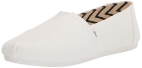 Tênis TOMS Alpargata Branco em Algodão Reciclado Slip-On