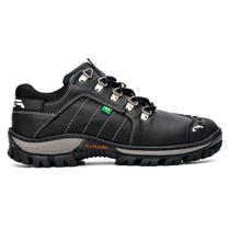 Tênis Trekking Preto Trilha Academia Ciclismo Bico Reforçado 2023P
