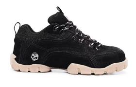 Tênis Trilha Adventure Leve Masterfeet Fl2 Preto/Natural