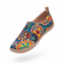 Tênis UIN Blossom Painted Slip-On - Modernos e Confortáveis para Viagem Tênis UIN Blossom Painted Slip-On - Modernos e Confortáveis para Viagem