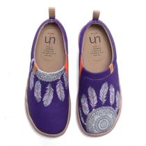 Tênis UIN Wind Chimes Painted Canvas Slip-On para mulheres