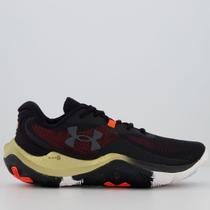 Tênis Under Armour Buzzer 2 Preto e Dourado Tênis Under Armour Buzzer 2 Preto e Dourado