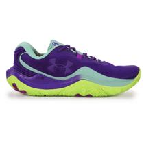 Tênis Under Armour Buzzer 2 Roxo/Verde Tênis Under Armour Buzzer 2 Roxo/Verde