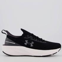 Tênis Under Armour Charged Quicker 2 Preto e Branco Tênis Under Armour Charged Quicker 2 Preto e Branco