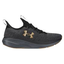 Tênis Under Armour Charged Slight 2 Corrida Preto e Dourado - Masculino