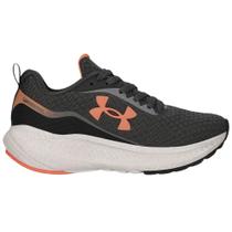 Tênis Under Armour Charged Wing SE Corrida Grafite e Laranja - Feminino