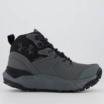 Tênis Under Armour Defense Mid Cinza e Preto