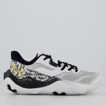 Tênis Under Armour Dime Branco e Preto