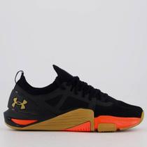 Tênis Under Armour Tribase Cross 2 Preto e Laranja