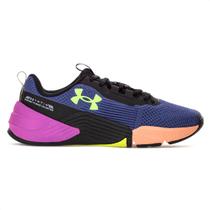 Tênis Under Armour Tribase Reps 2 Azul Preto e Roxo - Feminino