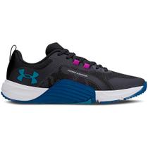 Tênis Under Armour Tribase Reps Preto e Azul Masculino