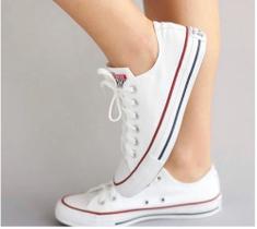 Tênis Unissex All Baixo Star Chuck Taylor Branco