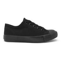 Tênis Unissex Casual Street Star Preto sola Preto 700