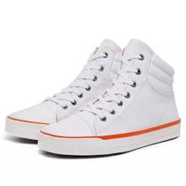 Tênis Unissex Couro Cano Médio DR01 Floater Branco Tênis Unissex Couro Cano Médio DR01 Floater Branco
