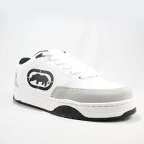 Tênis Unissex Eckõ Malibu - Branco/Cinza/Preto Tênis Unissex Eckõ Malibu - Branco/Cinza/Preto