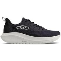 Tênis Unissex Olympikus Acqua Preto Branco Casual Macio