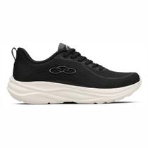 Tênis Unissex Olympikus Lumi Preto Branco Casual Macio Tênis Unissex Olympikus Lumi Preto Branco Casual Macio