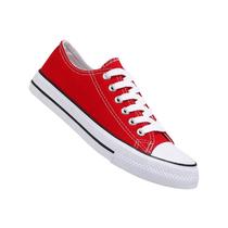 Tênis Urban Canvas Unissex Cor Vermelha 7078