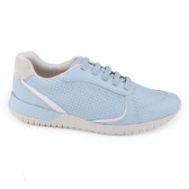 Tênis Usaflex AH1712003 Casual Couro Oceano cadarço elástico Tênis Usaflex AH1712003 Casual Couro Oceano cadarço elástico