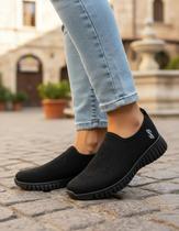 Tênis Usaflex Slip On Tricot Conforto Praticidade e Estilo