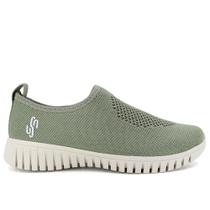 Tenis usaflex slip on tricot monograma Tenis usaflex slip on tricot monograma