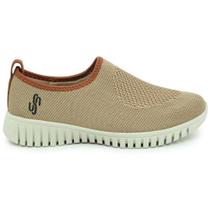 Tenis usaflex slip on tricot monograma