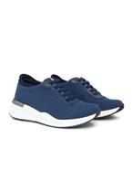 Tenis usaflex sola alta em tecido new blue af1504