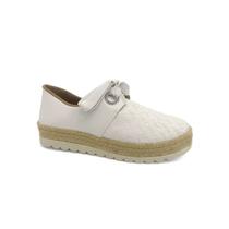 Tenis Valentina Casual Oxford 396056 Off White