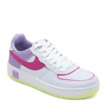 Tênis vanscy force air street branco/pink/lilás