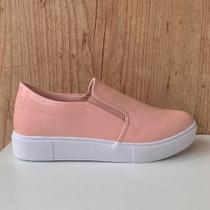 Tênis verniz rosa tam 34