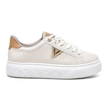 Tenis via marte 23 14306 01 bege feminino