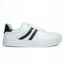 Tênis Via Marte Casual 281 Branco/Preto - Estilo Casual Feminino - Confortável e Versátil